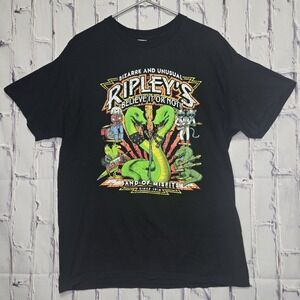Ripley's Believe It or Not Tshirt Band Of Misfits Colorful Graphic Mens Sz Large